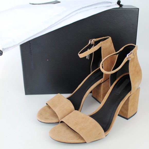 NEW ALEXANDER WANG Abby Sandals - Icon Cut Out Heels - Picture 2 of 11